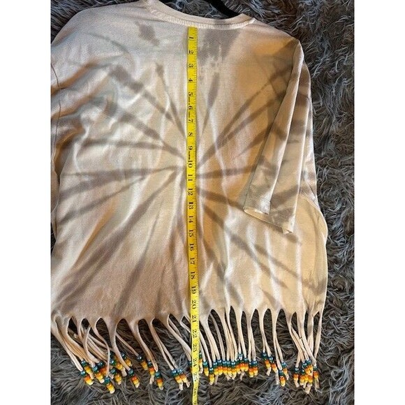 Sublime T Shirt 2X Sun Flowers Tie Dye Hippie‎ Custom Beaded - Picture 9 of 9